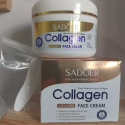 Crema facial de colágeno