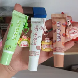 Gloss espeso con llavero de cerdito