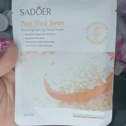 Mascarilla facial de arroz