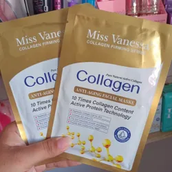 Mascarilla facial de colágeno