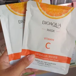 Mascarilla facial de vitamina c