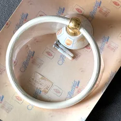 (8759) - Toallero de Argolla Skin P/Ou Venezia