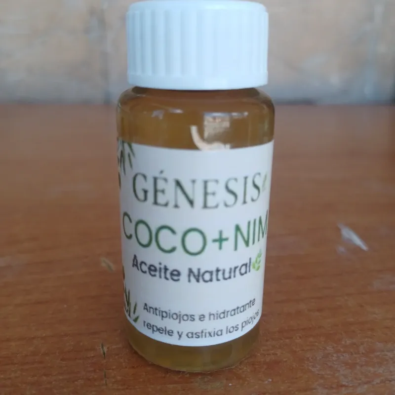 Aceite de coco con neem Antipiojos