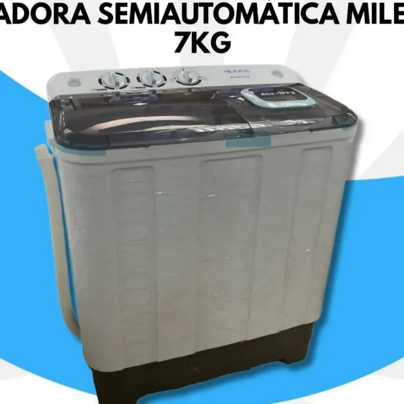 🧼 Lavadora semiautomática Milexus (7kg)