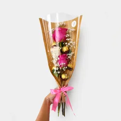 Detalle Rosé con bombones