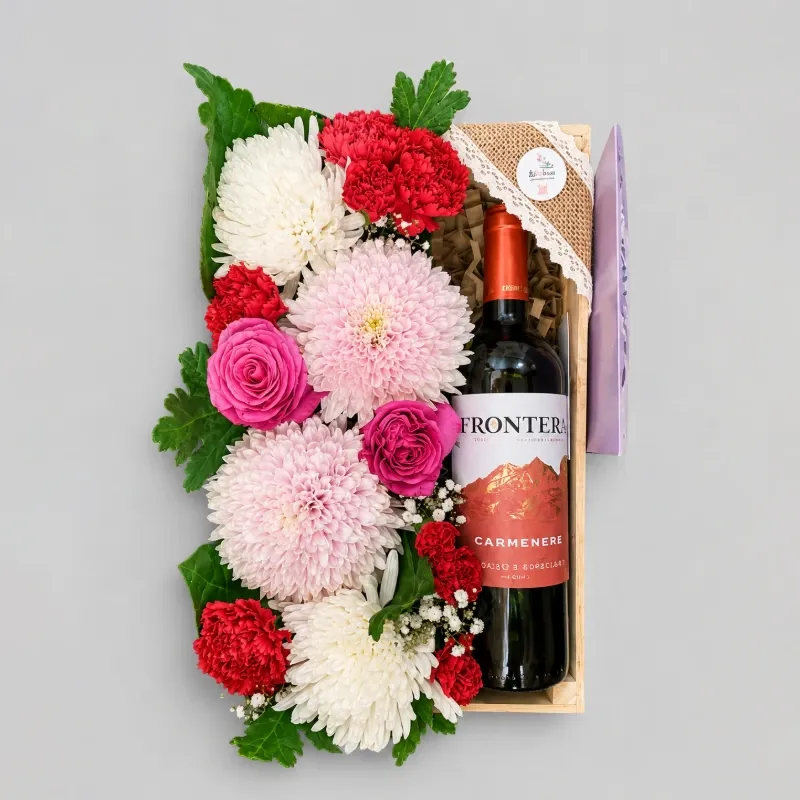 Vino & Flores