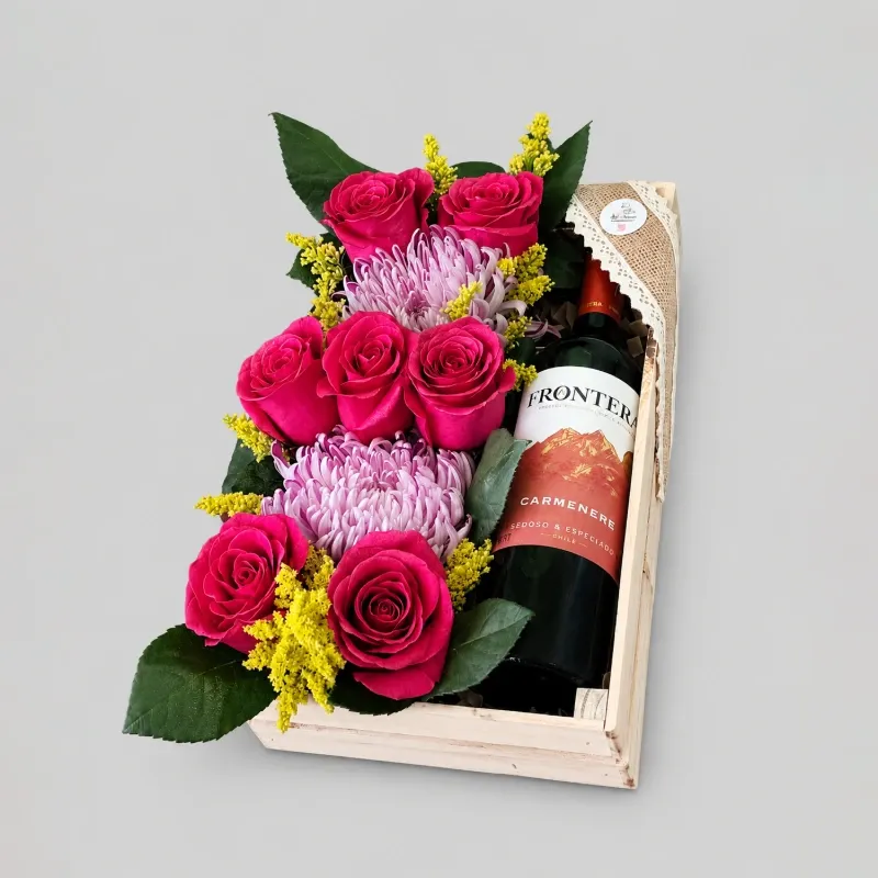 Vino & Flores