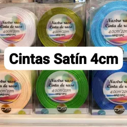 Cintas Satín 4cm x metros