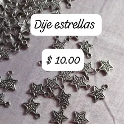 Dijes ESTRELLAS PLATEADAS