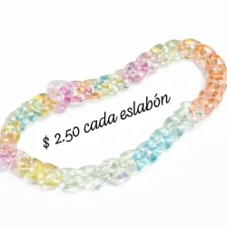 Eslabones de acrílico para cadenas