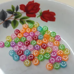 Fichas en Colores con caritas Felices