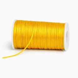 Hilo Cola de Rata Amarillo Girasol 1 mm