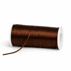 Hilo Cola de Rata Carmelita Oscuro 1 mm