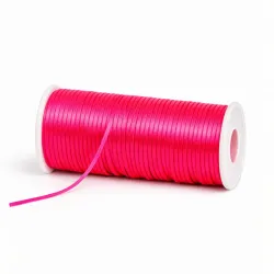 Hilo Cola de Rata Rosado Neon 1 mm