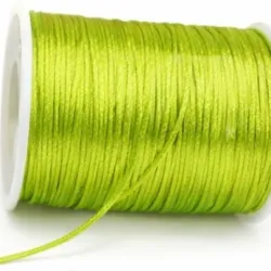 Hilo Cola de Rata Verde Limón 1 mm