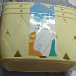 Juego de 3 Cestas organizadoras 10x18cm