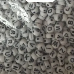 FBLTN02 Ficha Bancas Letras Negras pq 125letras 600mn