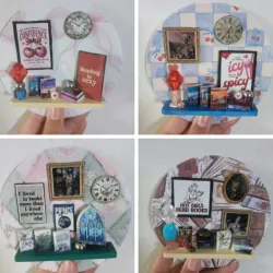 Estantería para colgar Redonda🌙📚