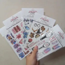 Paquete de 4 Hojas de Stickers 🐼