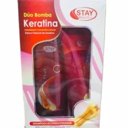 Dúo Bomba Shampoo + Acondicionador — Keratina