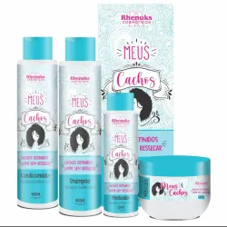  KIT PARA EL CABELLO MY CURLS  4 en 1