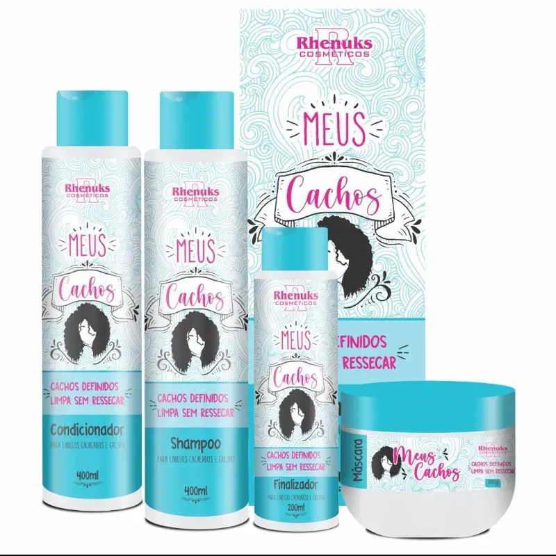  KIT PARA EL CABELLO MY CURLS  4 en 1