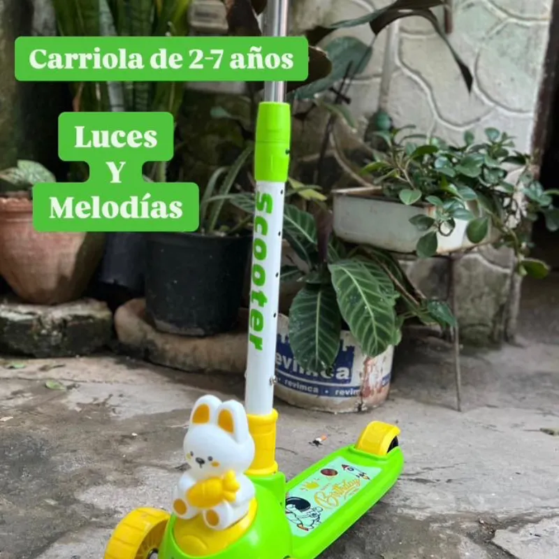 Scooters de 2 -7 años (un peluche de regalo)