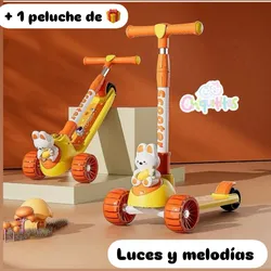 Scooters de 2-7 años (un peluche de regalo)