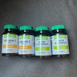 Vitamina C y súper complejo B