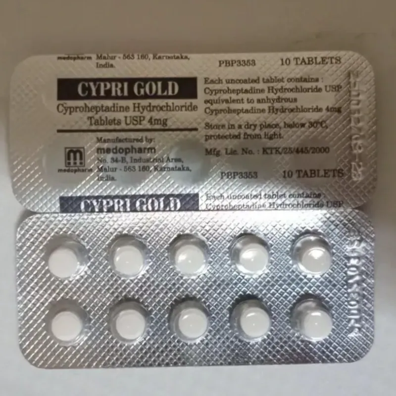 Ciproheptadina 4mg