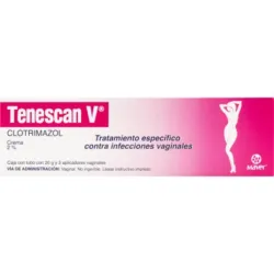 Clotrimazol crema vaginal. Tubo pequeño