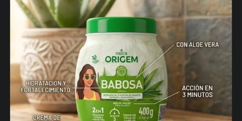 Crema de tratamiento 2 en 1 Babosa