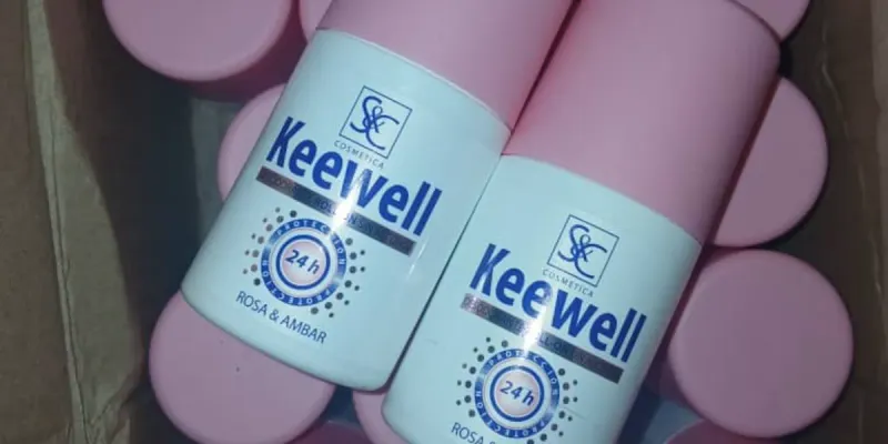 Desodorante keewell rosa & ambar 