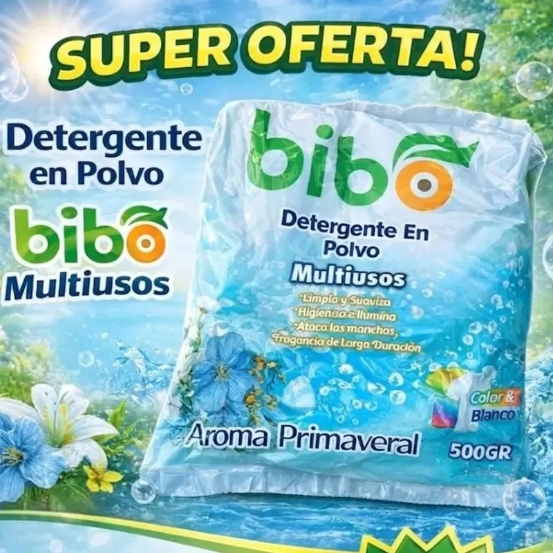 Detergente en polvo 500gr