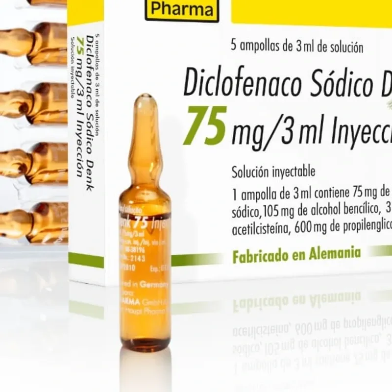 Diclofenaco inyectable 75mg