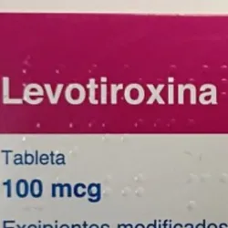 Levotiroxina 10 tabl de 100mcg