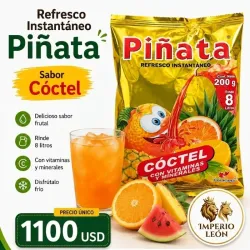 Piñata Cóctel rinde 8lt