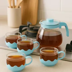 Jarra de 1lt con 6 tazas