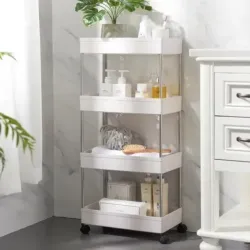 Organizador rodante de 4 niveles