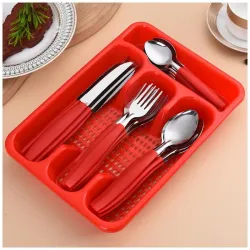 Set de 24 cubiertos con pelador