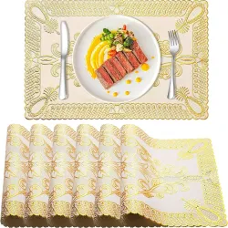 Set de 6 doilet de hule