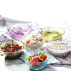 Set de 6 dulceras de colores