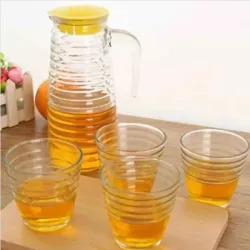 Set de jarra de 1lt con 4 vasos