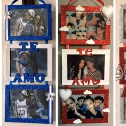 Portarretratos cascada 