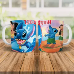 Taza 11 oz Lilo y Stitch