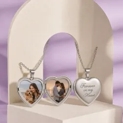 Cadena con dije en forma de Corazón