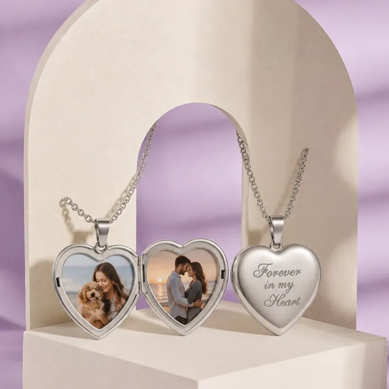 Cadena con dije en forma de Corazón