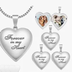 Cadena con dije en forma de Corazón