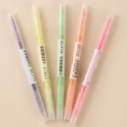 Plumones de Doble Punta Fluorescentes