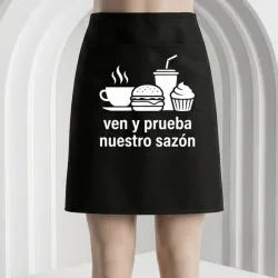 Delantal corto para dependientes (adultos)
